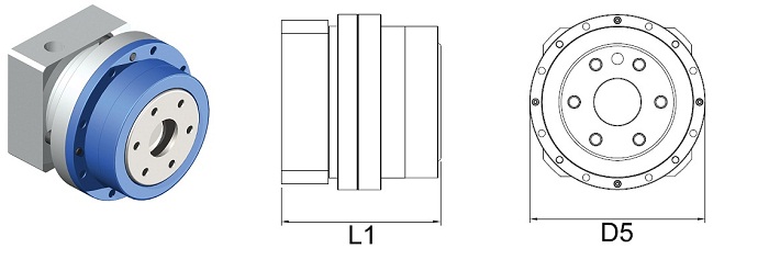 Gear Reducers | In-Line |FP-F-120-010A